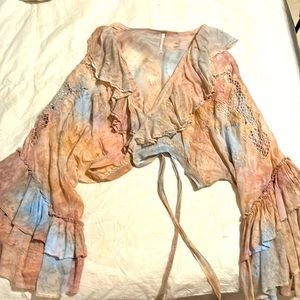 Free People Wrap Shirt